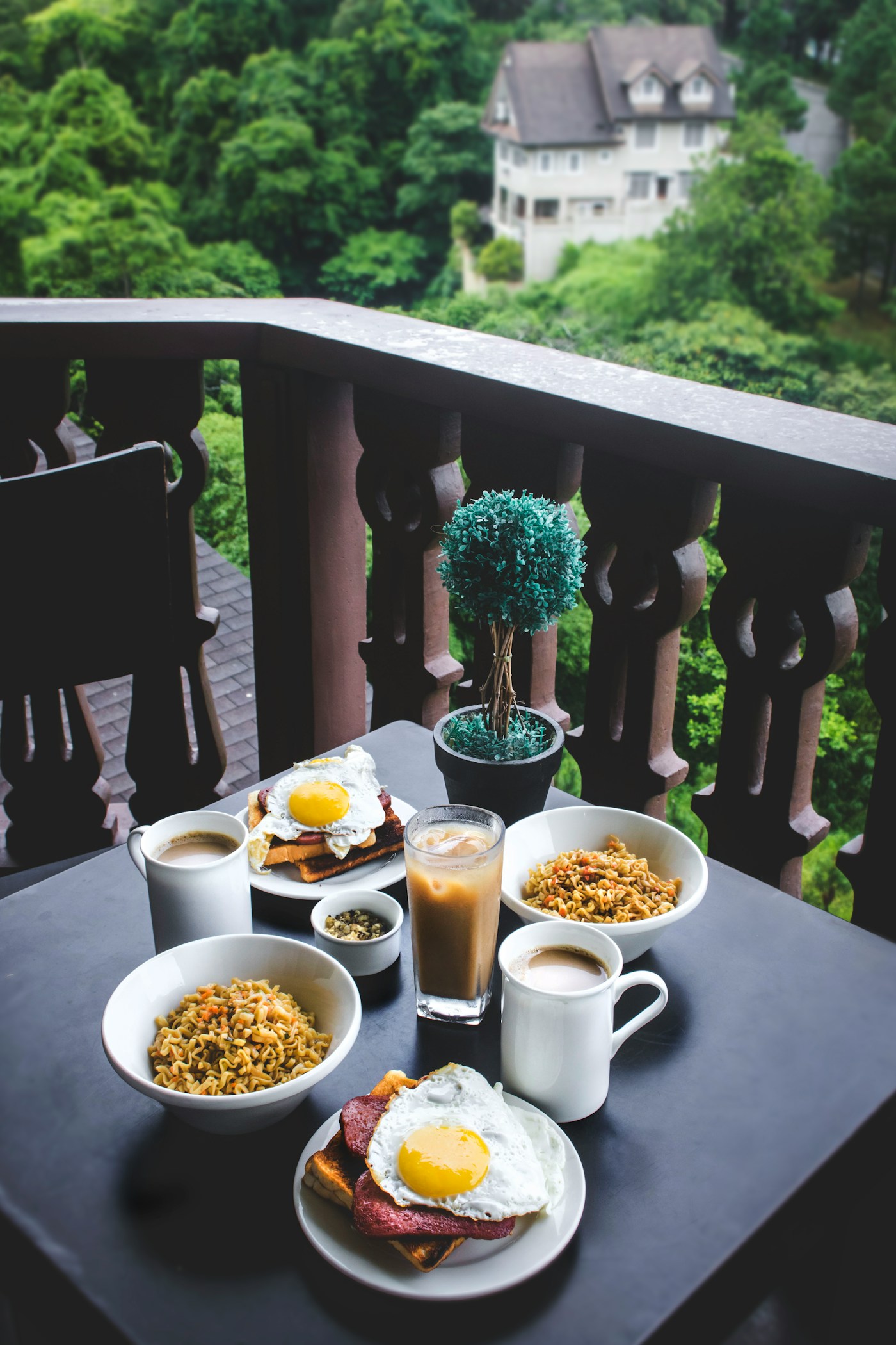 Desayuno al aire libre, imagen de ambientación